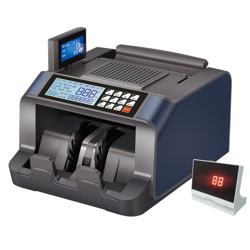 GR728 D2 Cash Counting Machine - Business Bill Counter Money Counter
