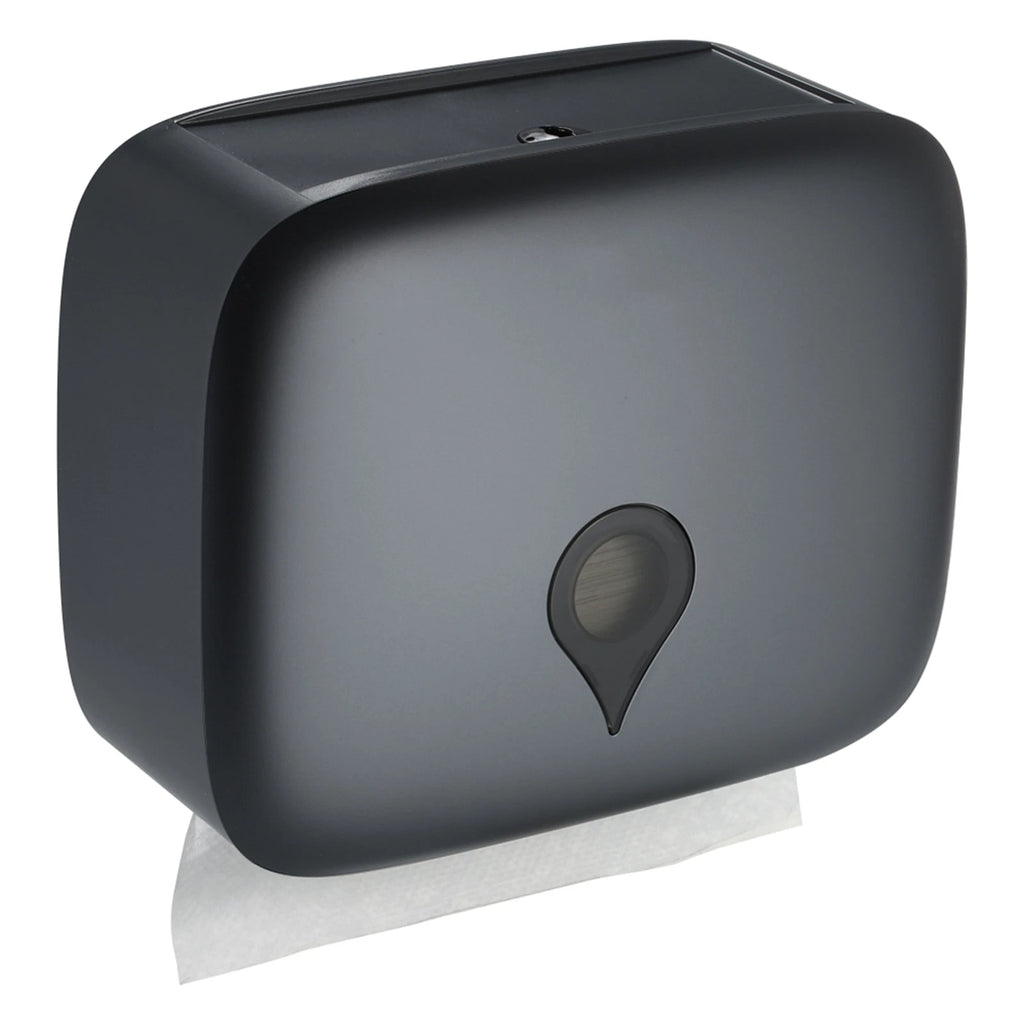 Black Tissue Dispenser, Wall Mounted Tissue Box Holder