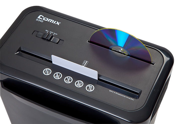 Comix S340 Paper Shredder, Electric Document Shredder for Office