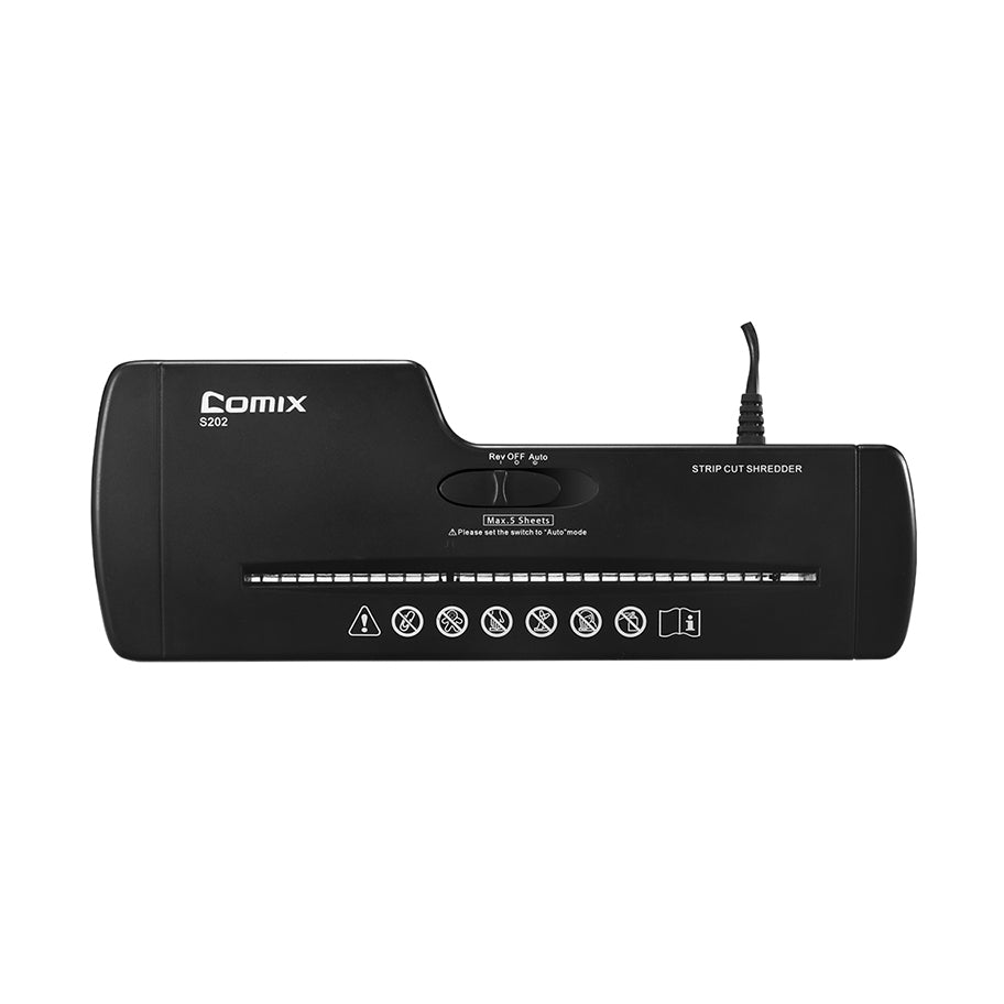 Comix S202 Paper Shredder, Electric Document Shredder for Office
