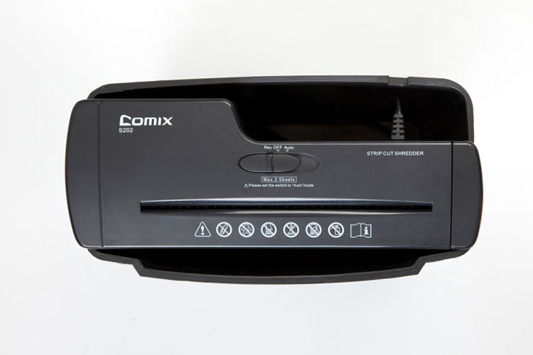 Comix S202 Paper Shredder, Electric Document Shredder for Office