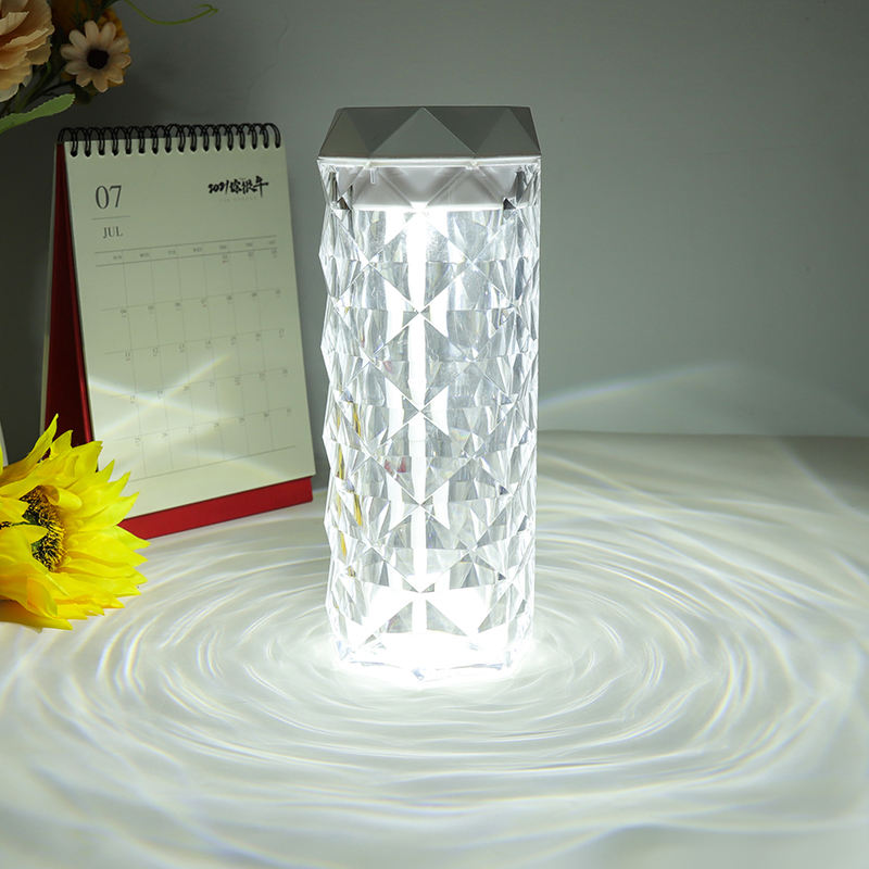 Crystal Humidifier - Cool Mist Ultrasonic Air Humidifier with LED Light