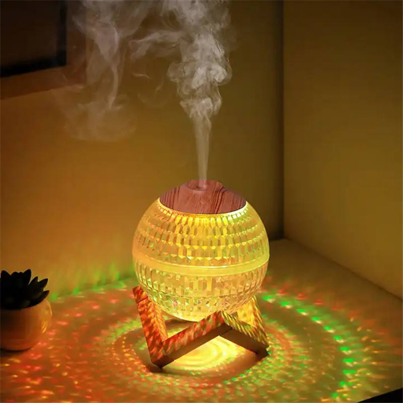 Globe Humidifier - Cool Mist Ultrasonic Air Humidifier with LED Light