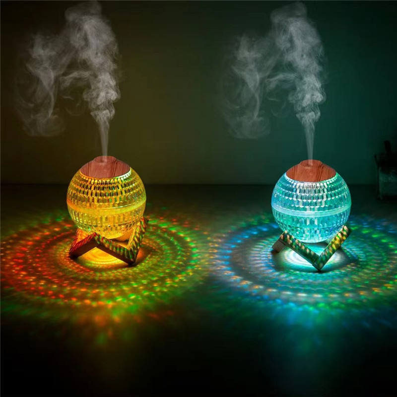 Globe Humidifier - Cool Mist Ultrasonic Air Humidifier with LED Light