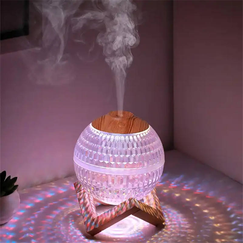 Globe Humidifier - Cool Mist Ultrasonic Air Humidifier with LED Light