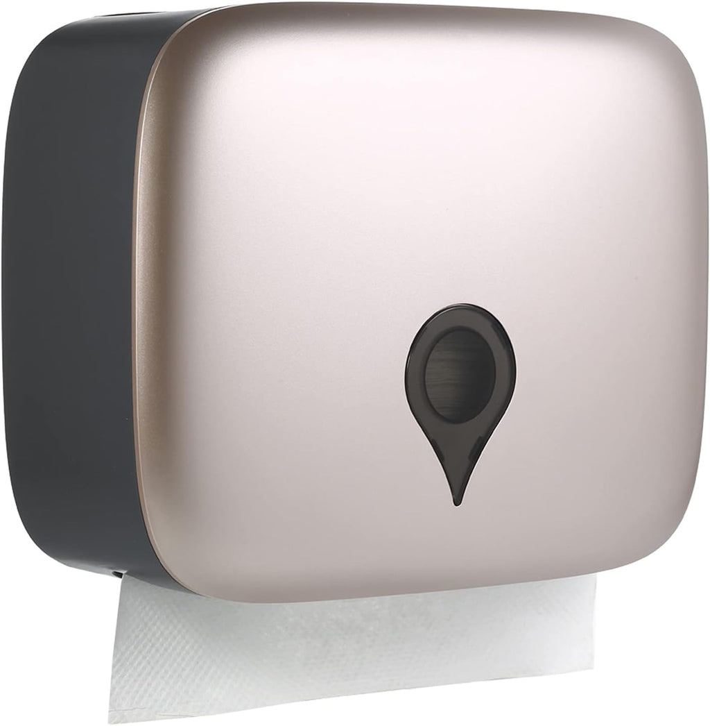 Gold Tissue Dispenser, Wall Mounted Tissue Box Holder