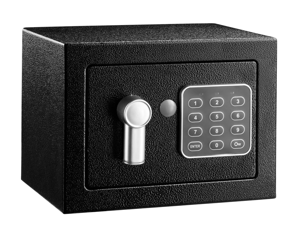Mini Electronic Safe Box - Digital Cash & Jewelry Safe for Home & Hotel