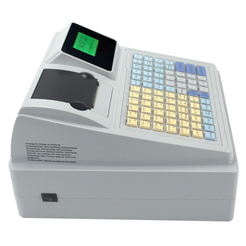C50 All-in-One POS Cash Register with UV Money Detector & LCD Display