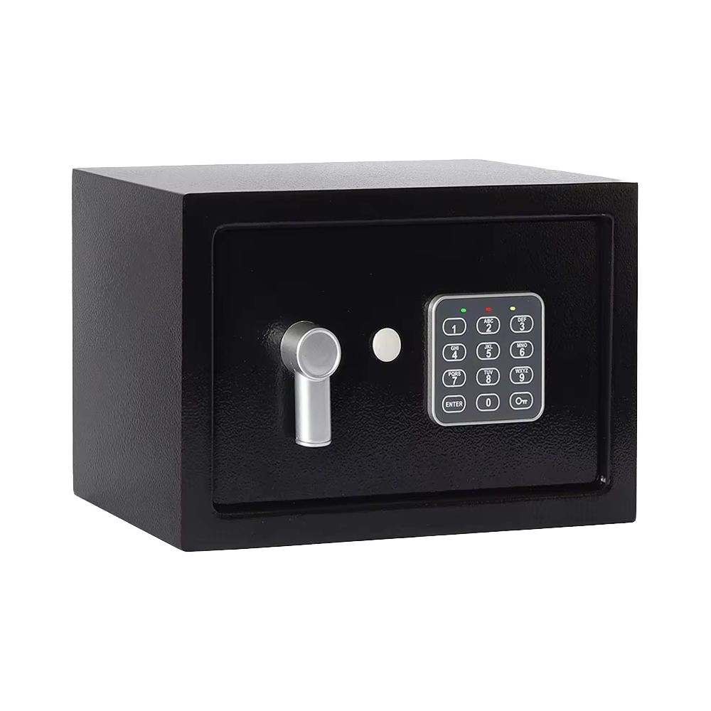 Mini Electronic Safe Box - Digital Cash & Jewelry Safe for Home & Hotel