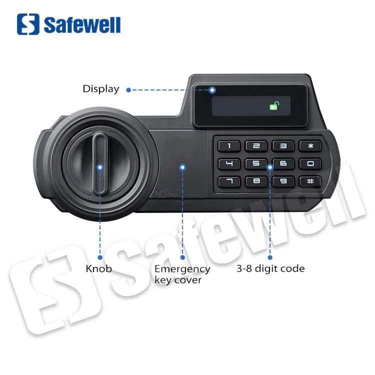 Safewell Digital Keypad Safe Box - Electronic Home & Office Safe