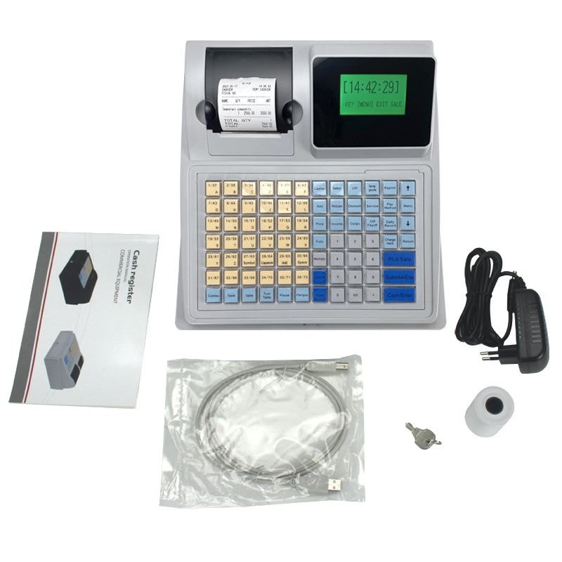 C50 All-in-One POS Cash Register with UV Money Detector & LCD Display
