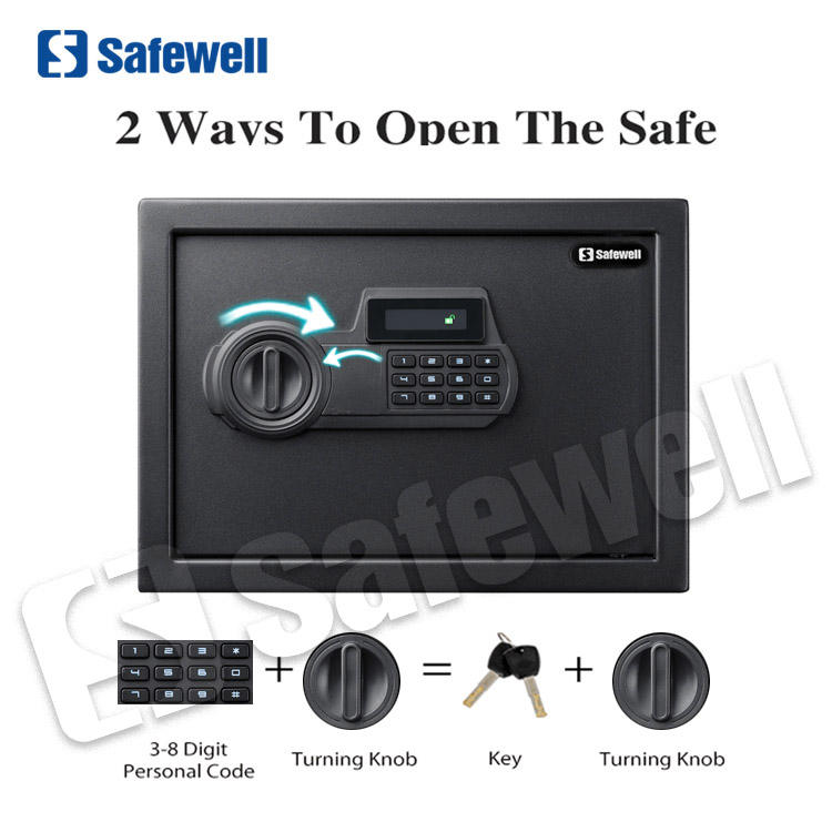 Safewell Digital Keypad Safe Box - Electronic Home & Office Safe