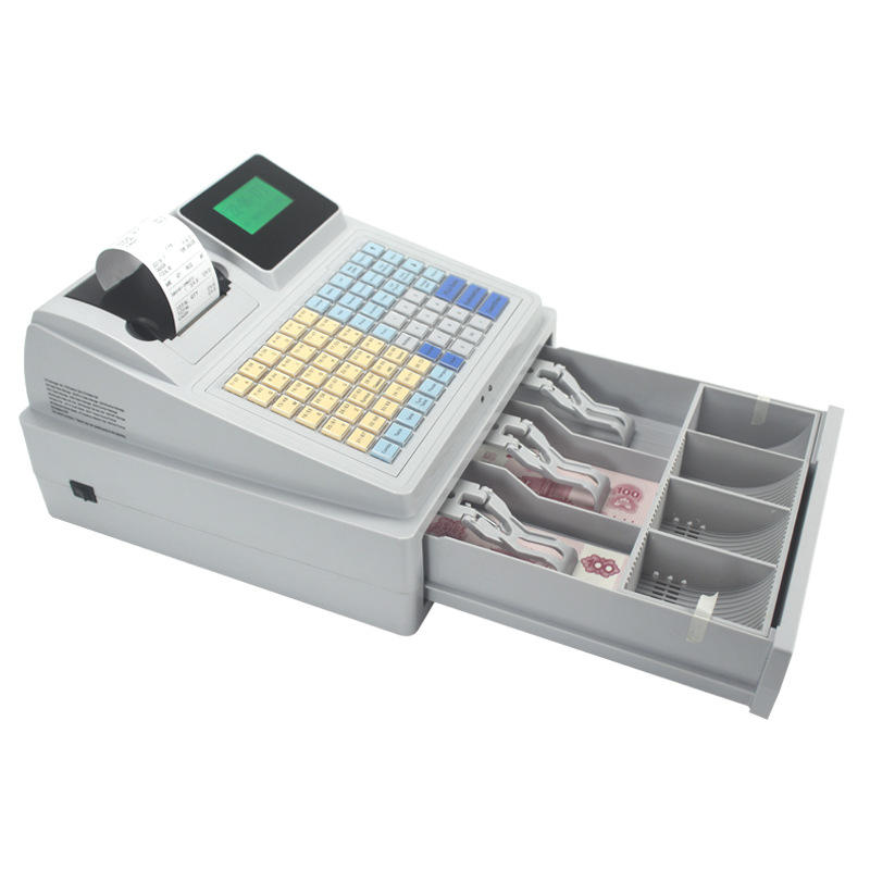 C50 All-in-One POS Cash Register with UV Money Detector & LCD Display