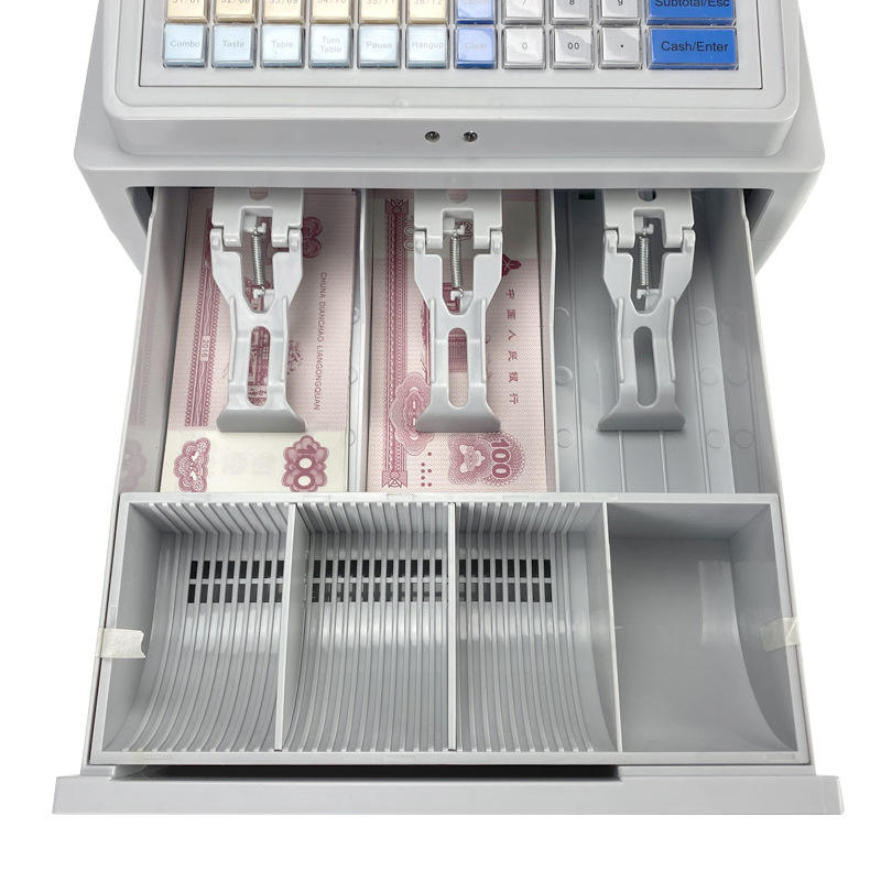C50 All-in-One POS Cash Register with UV Money Detector & LCD Display