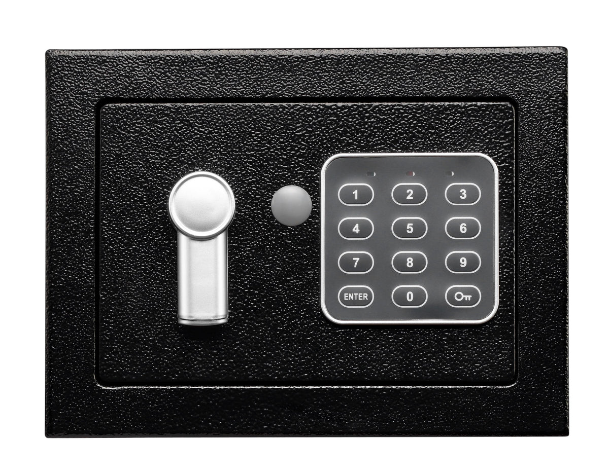 Mini Electronic Safe Box - Digital Cash & Jewelry Safe for Home & Hotel