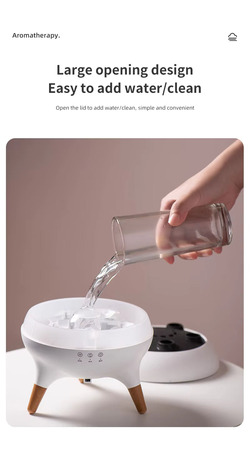Jellyfish Humidifier, Cool Mist Ultrasonic Air Humidifier with LED Light