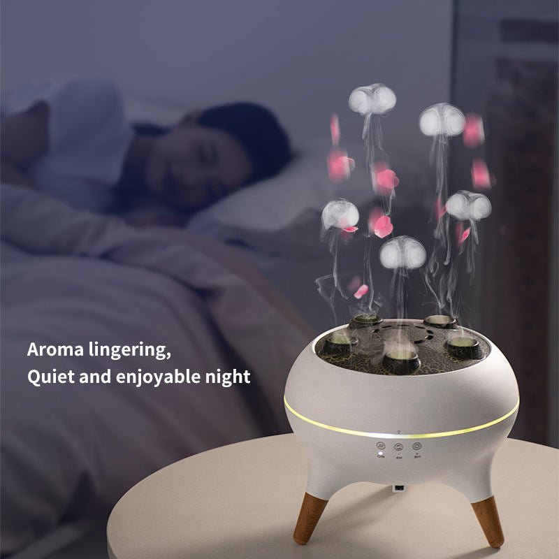 Jellyfish Humidifier, Cool Mist Ultrasonic Air Humidifier with LED Light