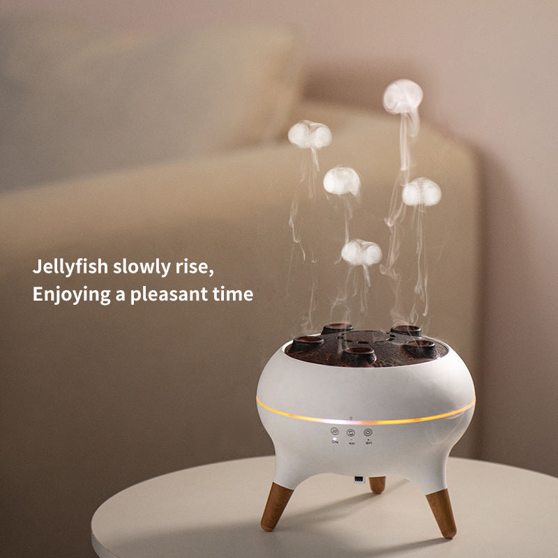 Jellyfish Humidifier, Cool Mist Ultrasonic Air Humidifier with LED Light