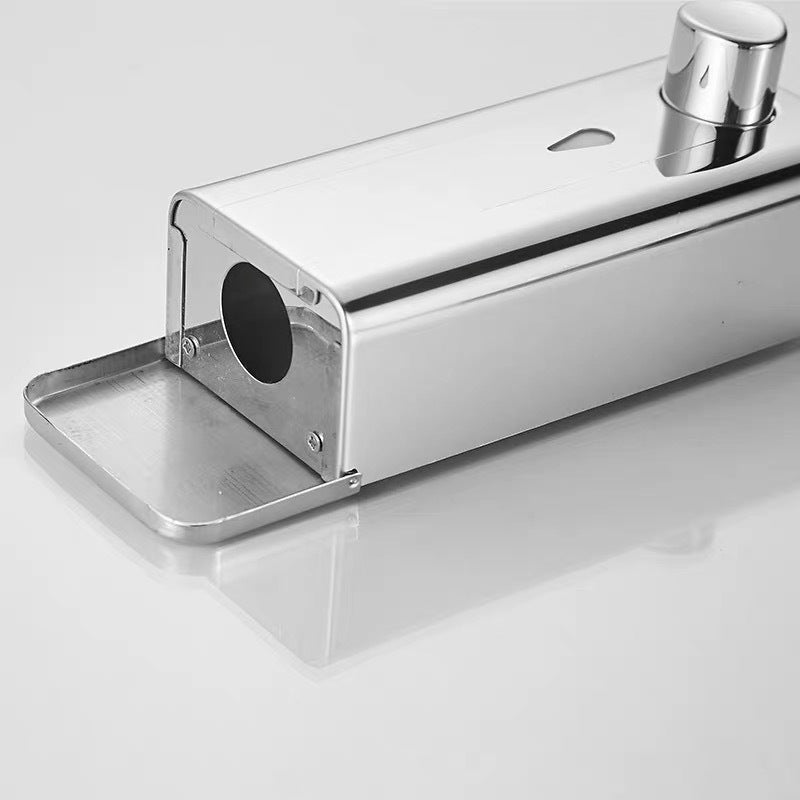 Soap Dispenser 400ml Stainless Steel, Refillable Soap Pump