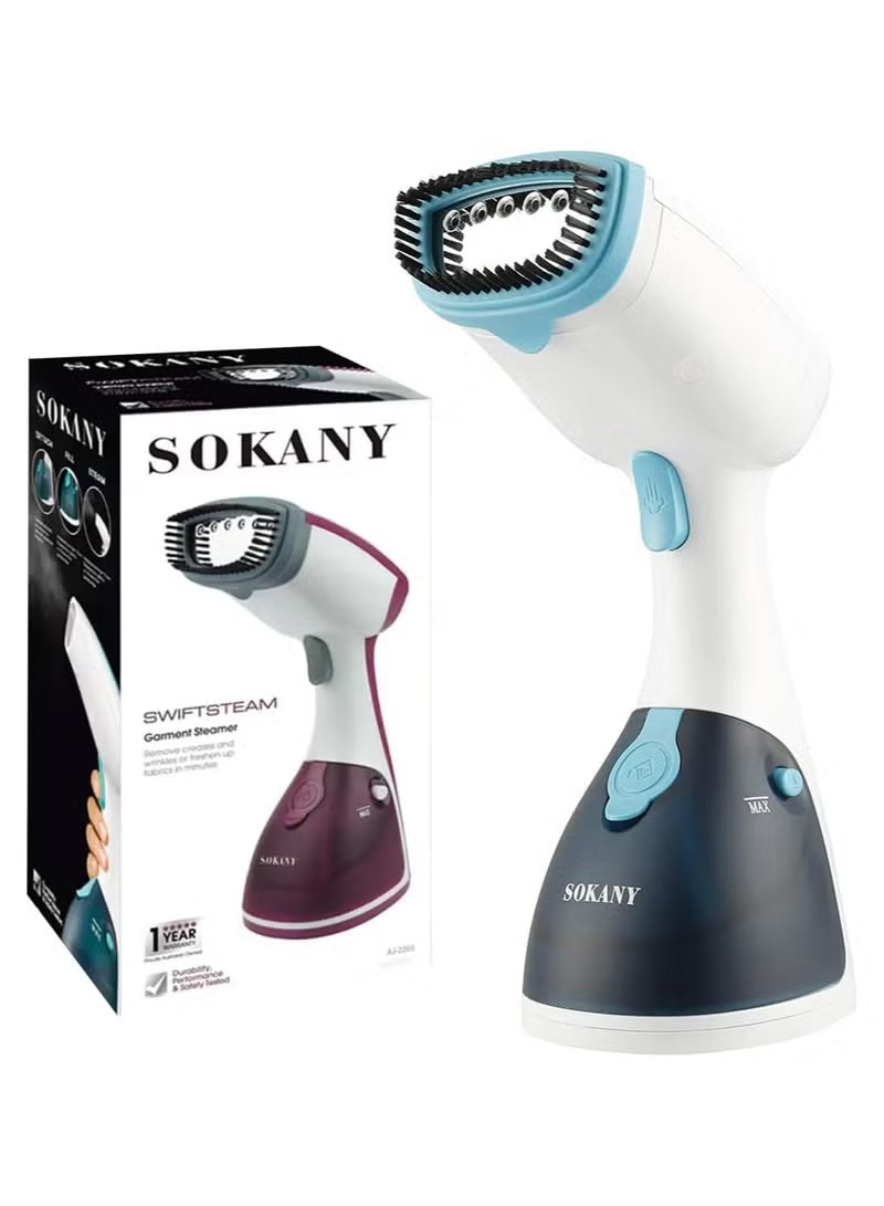 Sokany AJ-2205 Handheld Garment Steamer - Portable Wrinkle Remover