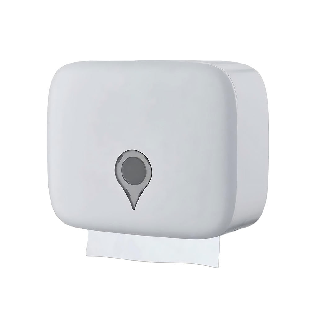 White Tissue Dispenser, Wall Mounted Tissue Box Holder