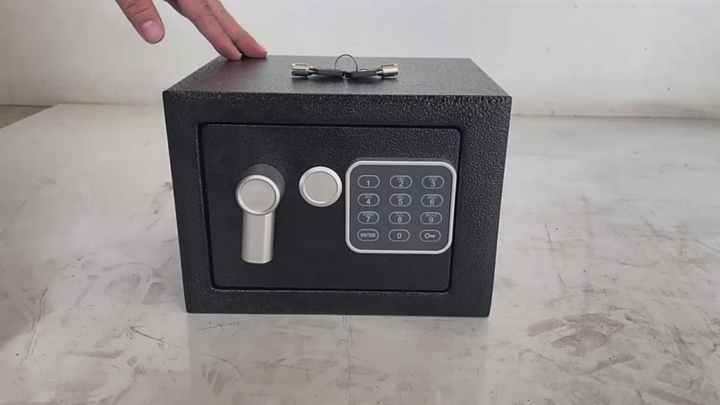 Mini Electronic Safe Box - Digital Cash & Jewelry Safe for Home & Hotel