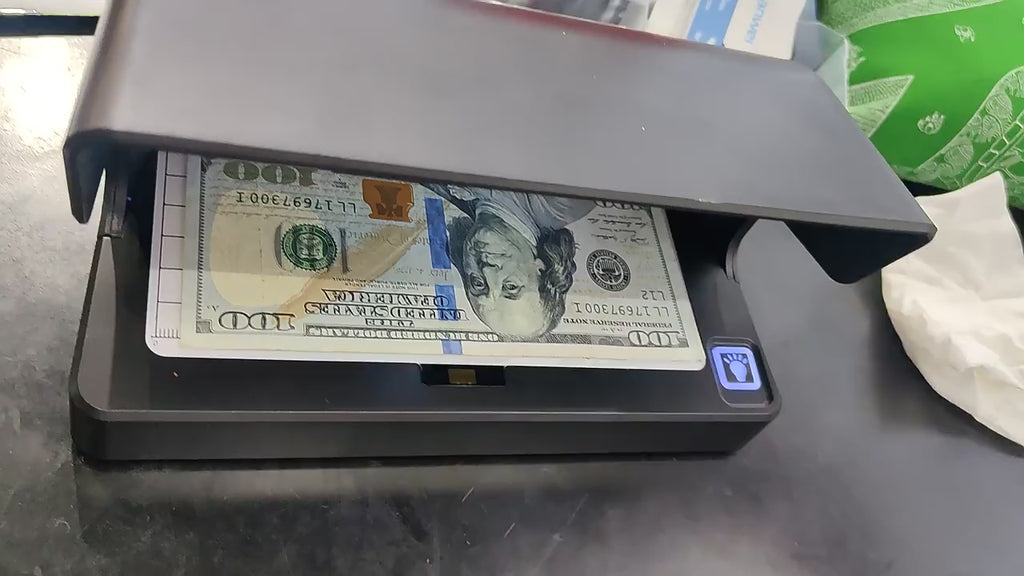 AL-12 Fake Note Detector, UV Money Checker for Clear Cash Verification