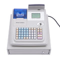 White Cash Register with Cash Drawer - Electronic POS for Shop & Retail